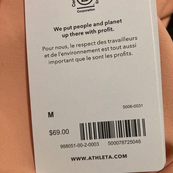 ATHLETA CONSCIOUS CUT OUT CROP D-DD - Picture 7 of 16